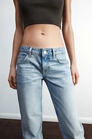 TRF LOW-RISE WIDE LEG JEANS