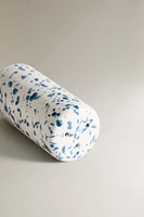 SPLATTERED STONEWARE SALT AND PEPPER SHAKER SET