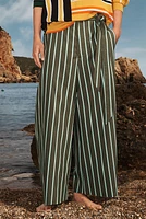 PANTALON COUPE LARGE RAYURES ÉDITION LIMITÉE