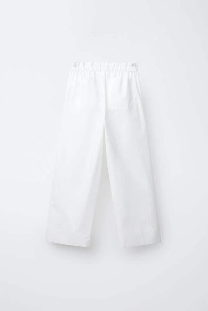 POPLIN PANTS