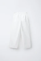 POPLIN PANTS