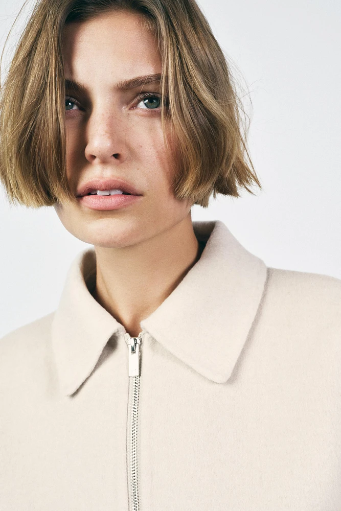 VESTE EN MÉLANGE DE LAINE ZW COLLECTION