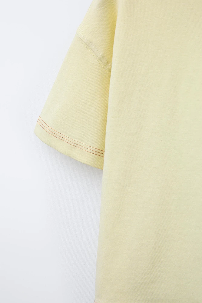 TOPSTITCH POCKET T-SHIRT