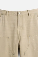 SPLATTER CARPENTER PANTS