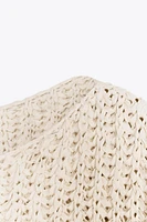COMBINATION KNIT SWEATER