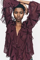RUFFLED BLOUSE ZW COLLECTION