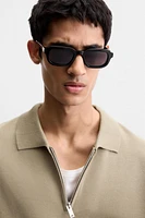 RELAXED FIT KNIT POLO SHIRT