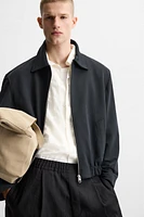 ZIP-UP FLOWY JACKET