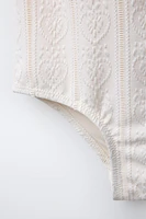 6-14 ANS/ MAILLOT DE BAIN STRUCTURÉ