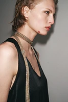 ZW COLLECTION GATHERED SLEEVELESS TOP