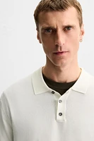 POLO EN MAILLE MÉLANGE VISCOSE