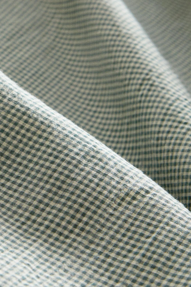 CHILDREN’S GINGHAM FLAT SHEET