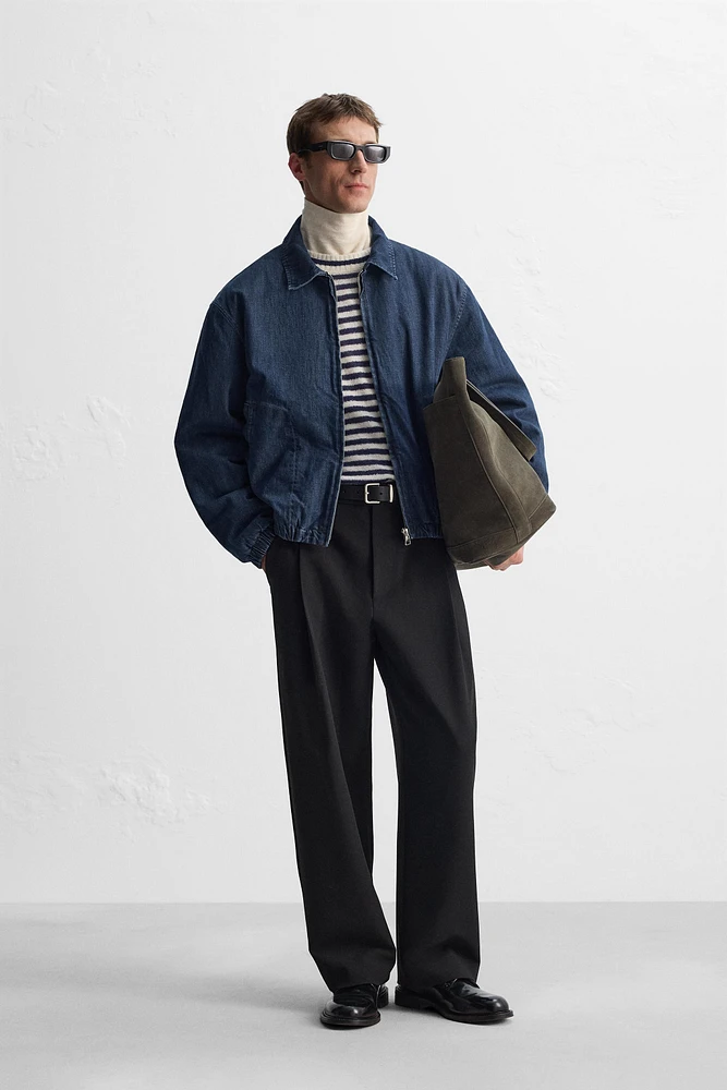 QUILTED DENIM JACKET