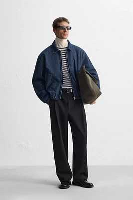 QUILTED DENIM JACKET