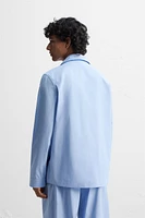 CHEMISE DE PYJAMA CONTRASTÉE