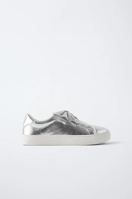GLITTER BOW SNEAKERS