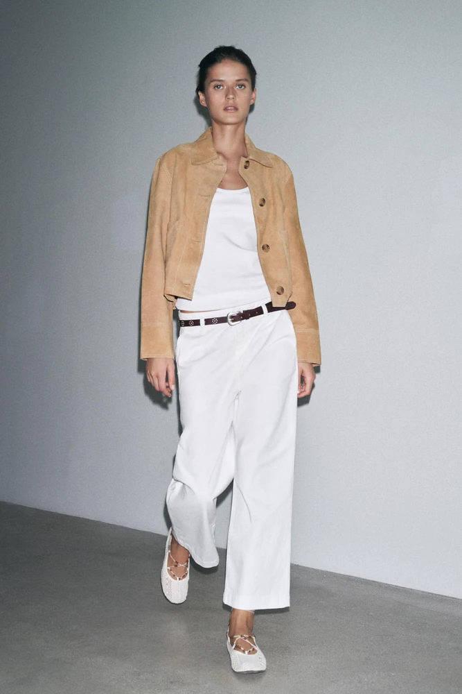 ZW COLLECTION CROPPED CHINO PANTS