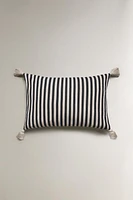 THROW PILLOW COVER WITH TASSELS