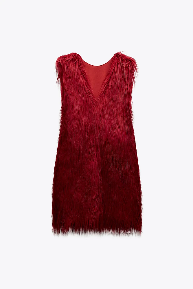 ROBE EFFET FOURRURE LIMITED EDITION