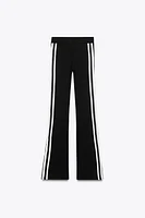 LEGGING ÉVASÉ AVEC BANDE LATÉRALE