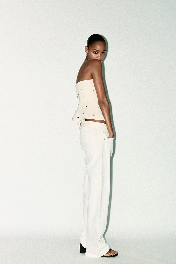 JEWEL STRAPLESS TOP