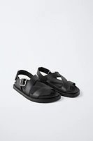 BUCKLED SANDALS