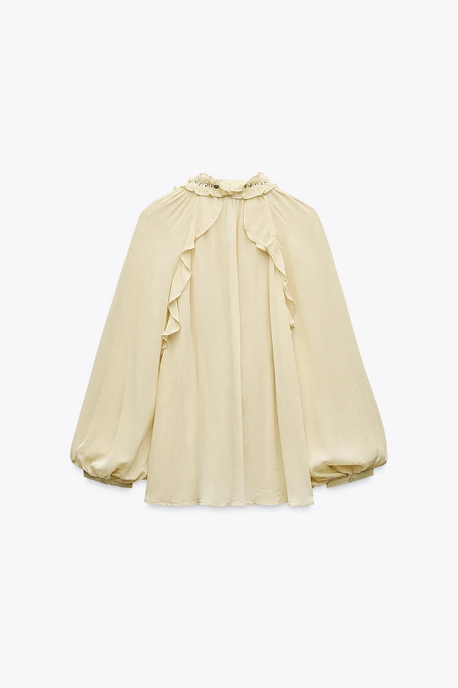 RUFFLED ROMANTIC SHIRT