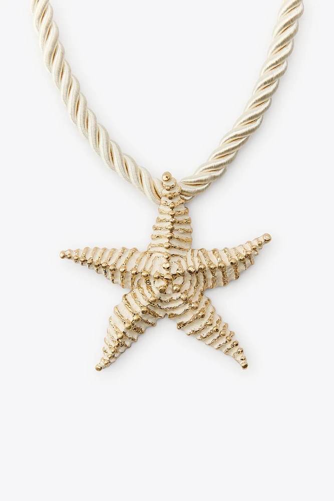 STARFISH CORD NECKLACE