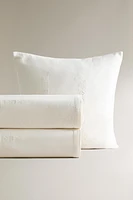 EMBROIDERED LINEN BEDSPREAD