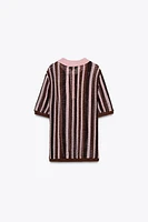 KNIT POLO SWEATER