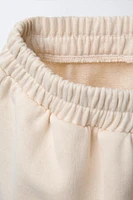 HÔTEL MAGIQUE © X ZARA STRAIGHT-LEG PLUSH PANTS