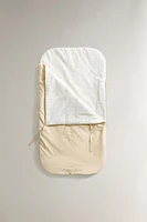 FLORAL CARRYCOT BABY WRAP