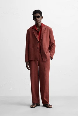 PANTALON DE COSTUME 100 % LIN