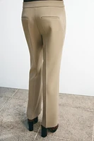 FLARED HIGH WAIST PANTS