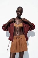LINEN SAFARI JACKET