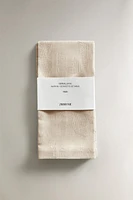 SERVIETTES DE TABLE JACQUARD FLEURS