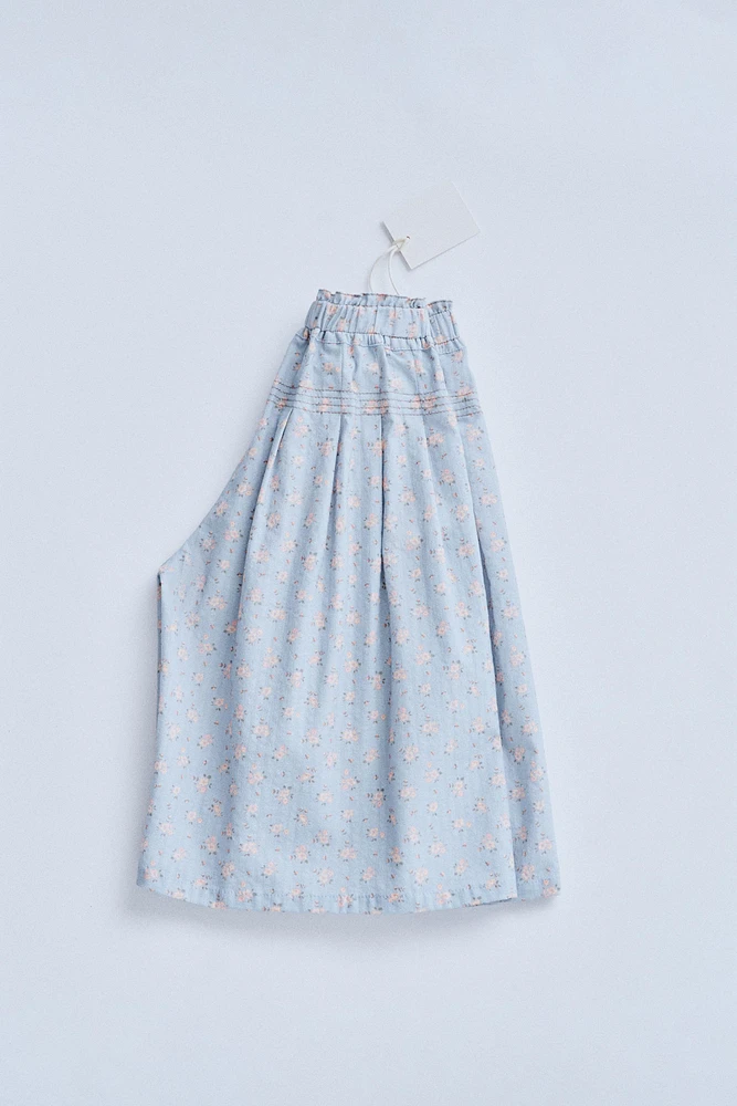 ZARA TIMELESS - PANTALON IMPRIMÉ FLEURI