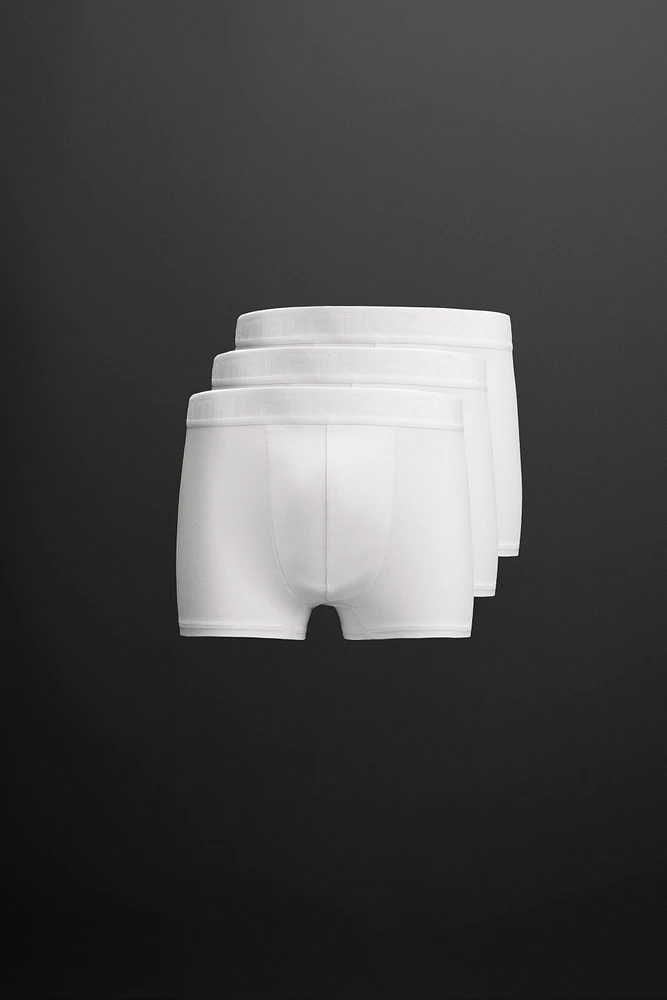 LOT DE 3 BOXERS