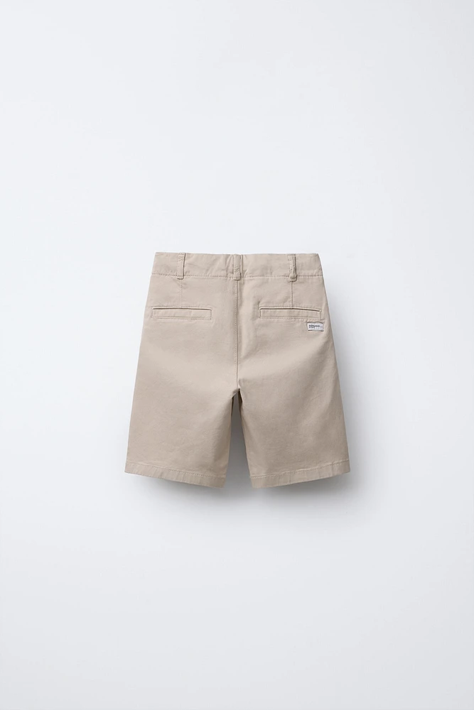 BERMUDA CHINO SLIM FIT BASIQUE