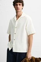RELAXED FIT EMBROIDERED SHIRT