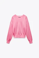 BASIC WOOL BLEND KNIT SWEATER