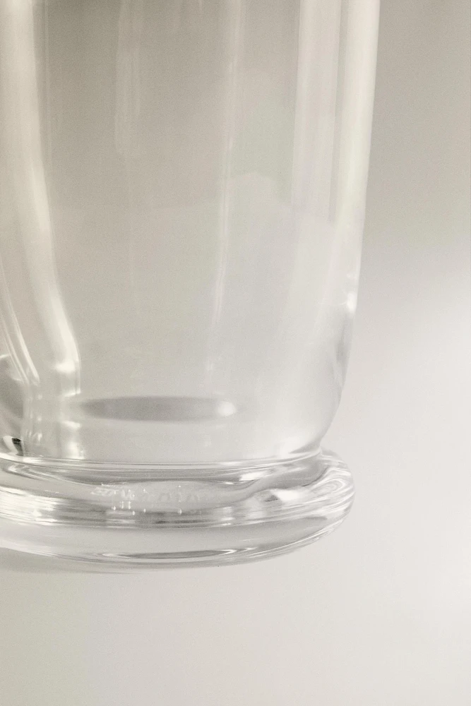 FLARED GLASS VASE