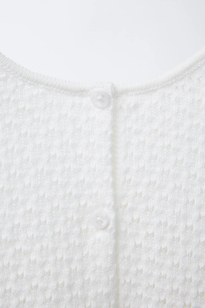OPEN KNIT SWEATER