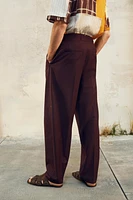 LIMITED EDITION PLEATED WOOL PANTS