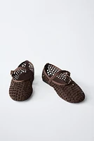 OPENWORK BALLET FLATS