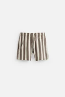 STRIPED MID-LENGTH SWIMSUIT