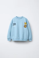 ANIMALS PRINT SWEATSHIRT