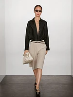 Flowing 100% linen shirt