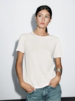 T-shirt à manches courtes 100 % coton