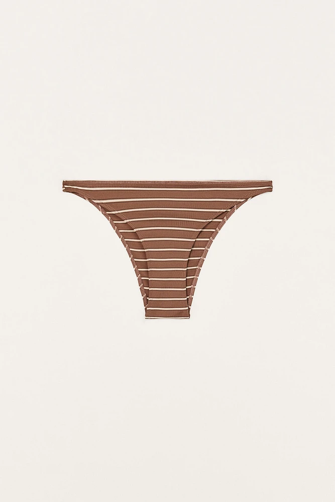 CULOTTE DE BIKINI À RAYURES LIMITED EDITION